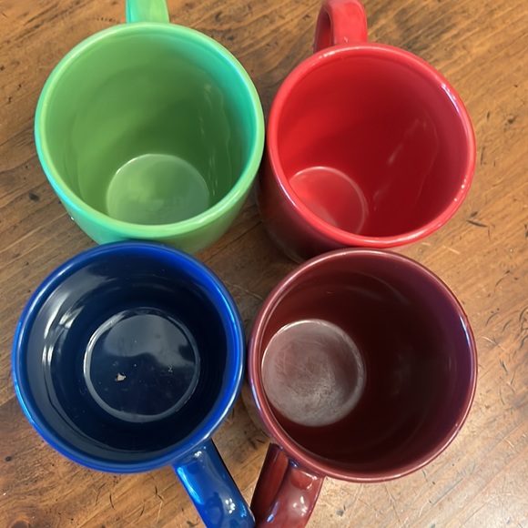 Royal Norfolk Coffee Tea Mugs - Set of 4 Red, Green, Blue and Purple - Picture 4 of 16